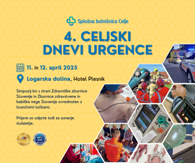 4. celjski dnevi urgence 2025
