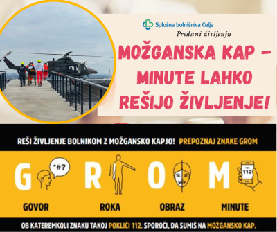 Evropski mesec možganov in ozaveščanje o možganski kapi