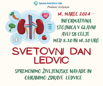 Informativna stojnica ob svetovnem dnevu ledvic