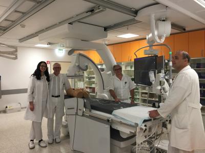 Menjava angiografa in obnova prostorov intervencijske radiologije v Splošni bolnišnici Celje