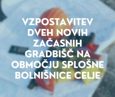 Vzpostavitev dveh novih začasnih gradbišč na območju SB Celje