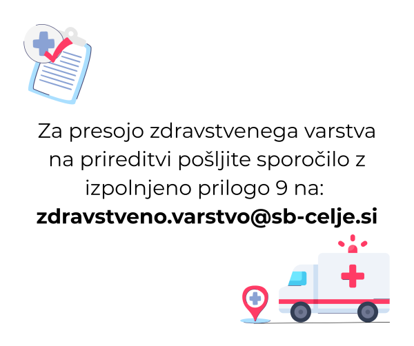 Navodila za ureditev zdravstvenega varstva na prireditvah